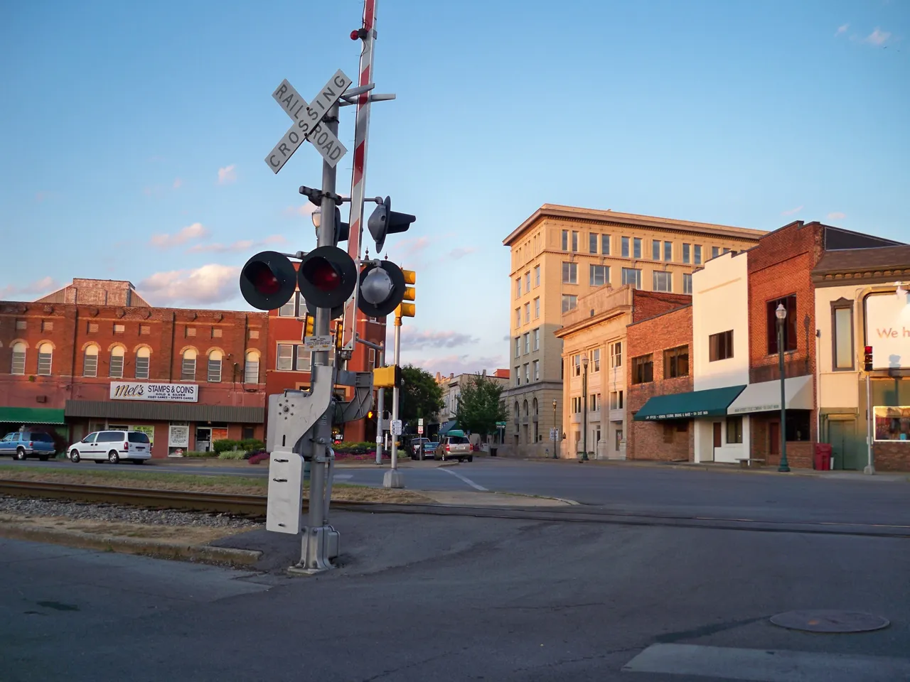 Main Street in downtown Johnson City, Tennessee